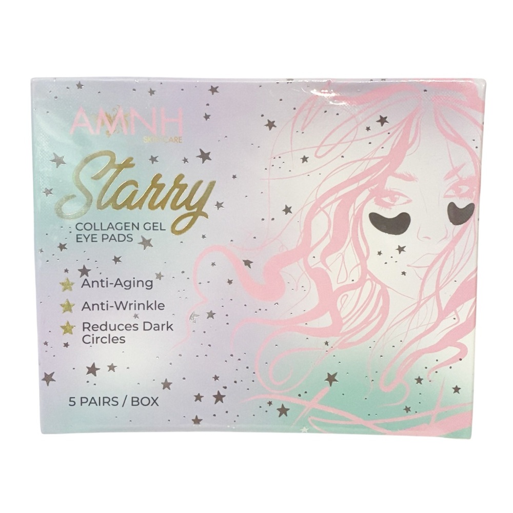 AMNH Skincare Starry Collagen GEL Eye Patches 5 Pairs NEW SEALED
